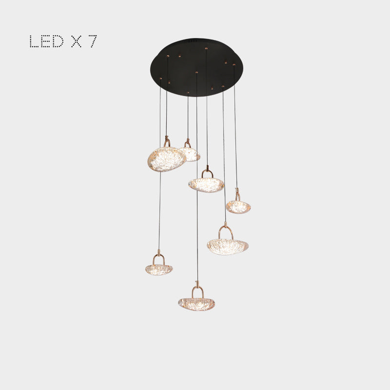 EVIAN MORE Cascade Light by Lampadom - scale reference