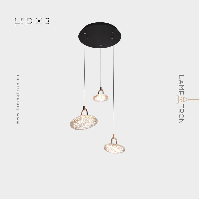 EVIAN MORE Cascade Light by Lampadom - scale reference