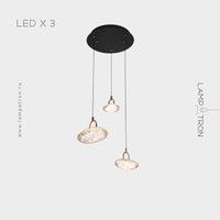 EVIAN MORE Cascade Light by Lampadom - scale reference