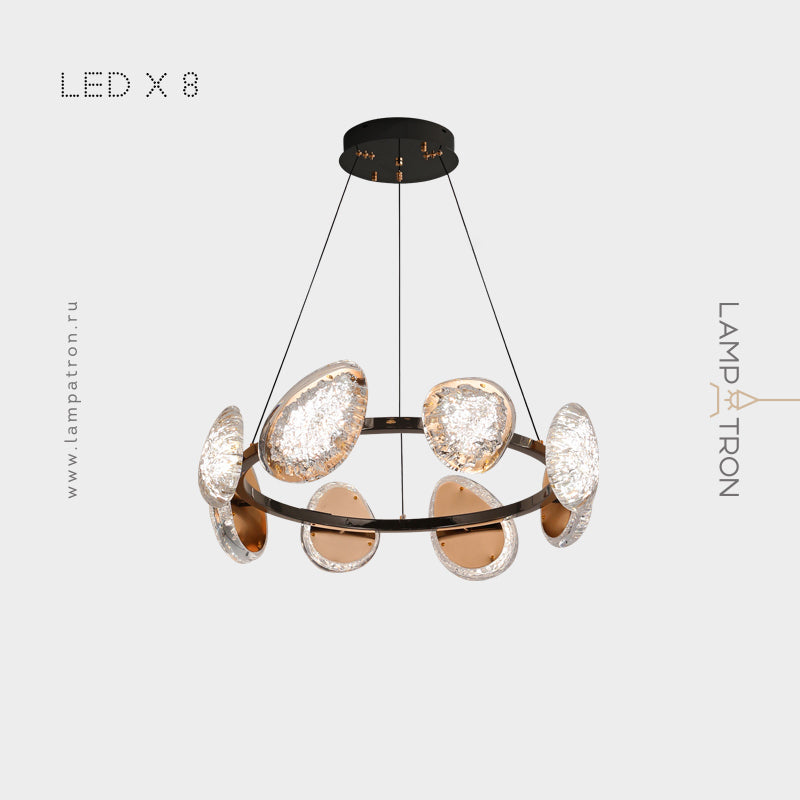 EVIAN RING Ring Chandelier