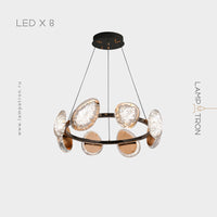 EVIAN RING Ring Chandelier