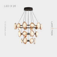 EVIAN RING Ring Chandelier