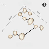EVIAN ZODIAC Wall Light by Lampadom - angle view