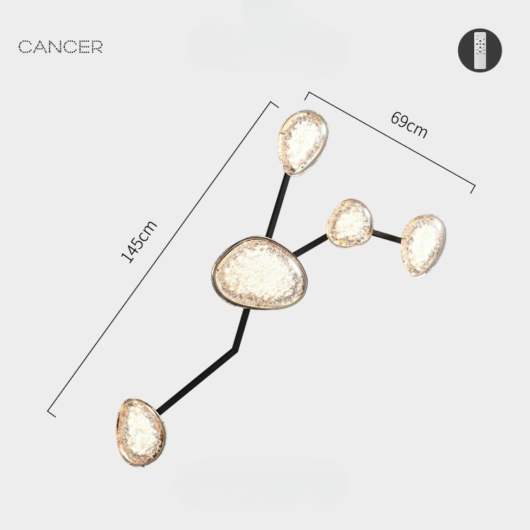 EVIAN ZODIAC Wall Light by Lampadom - top view