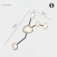 EVIAN ZODIAC Wall Light by Lampadom - top view
