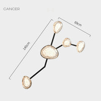 EVIAN ZODIAC Wall Light by Lampadom - close-up