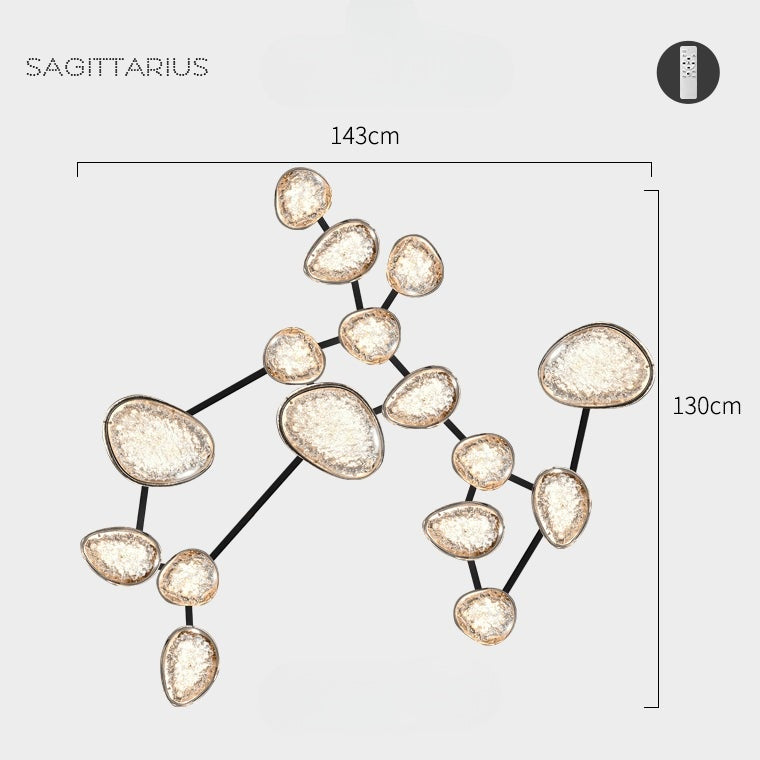 EVIAN ZODIAC Wall Light by Lampadom - scale reference