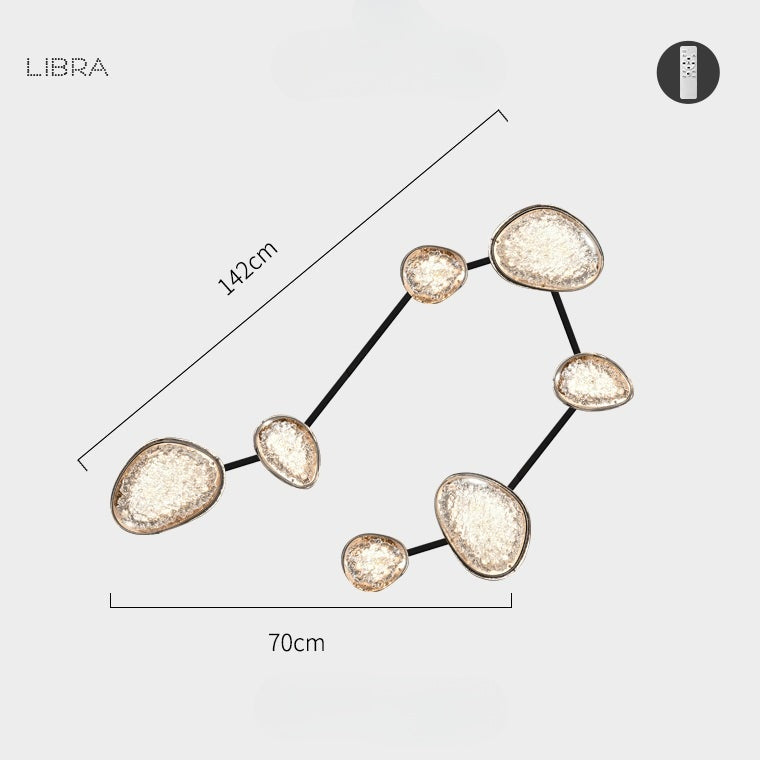 EVIAN ZODIAC Wall Light by Lampadom - close-up