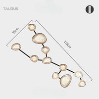 EVIAN ZODIAC Wall Light by Lampadom - scale reference