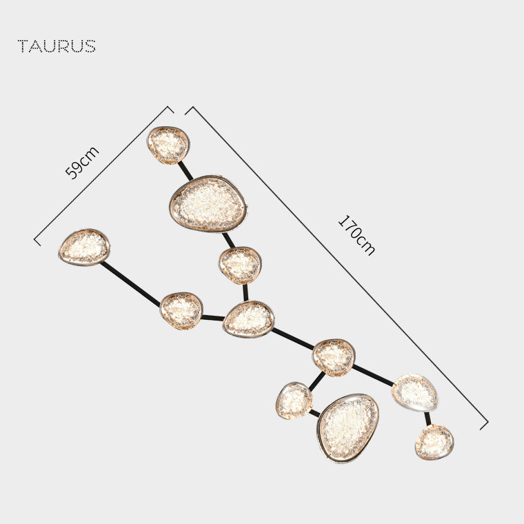 EVIAN ZODIAC Wall Light by Lampadom - angle view
