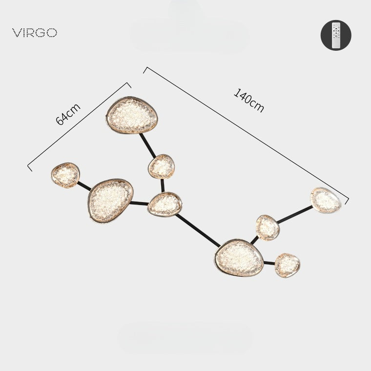 EVIAN ZODIAC Wall Light by Lampadom - side view