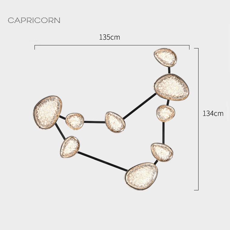 EVIAN ZODIAC Wall Light by Lampadom - detail view