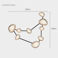 EVIAN ZODIAC Wall Light by Lampadom - detail view