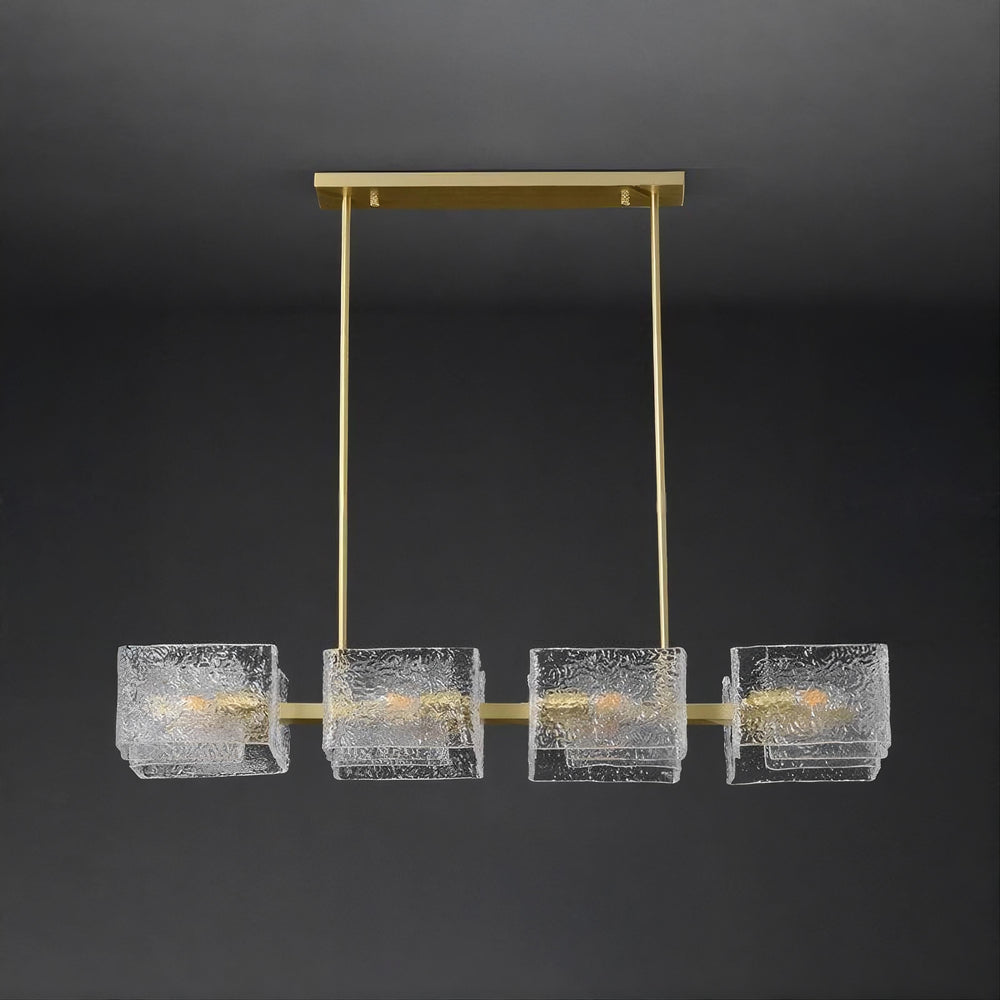 FABIOLA Linear Chandelier by Lampadom - scale reference
