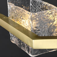 FABIOLA Linear Chandelier by Lampadom - side view