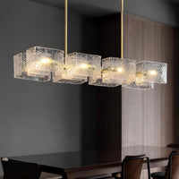 FABIOLA Linear Chandelier by Lampadom - scale reference