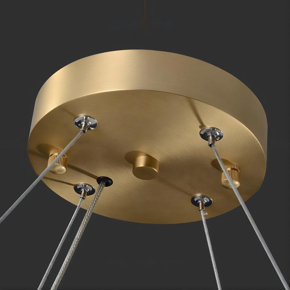 FABIOLA Ring Chandelier by Lampadom - detail view