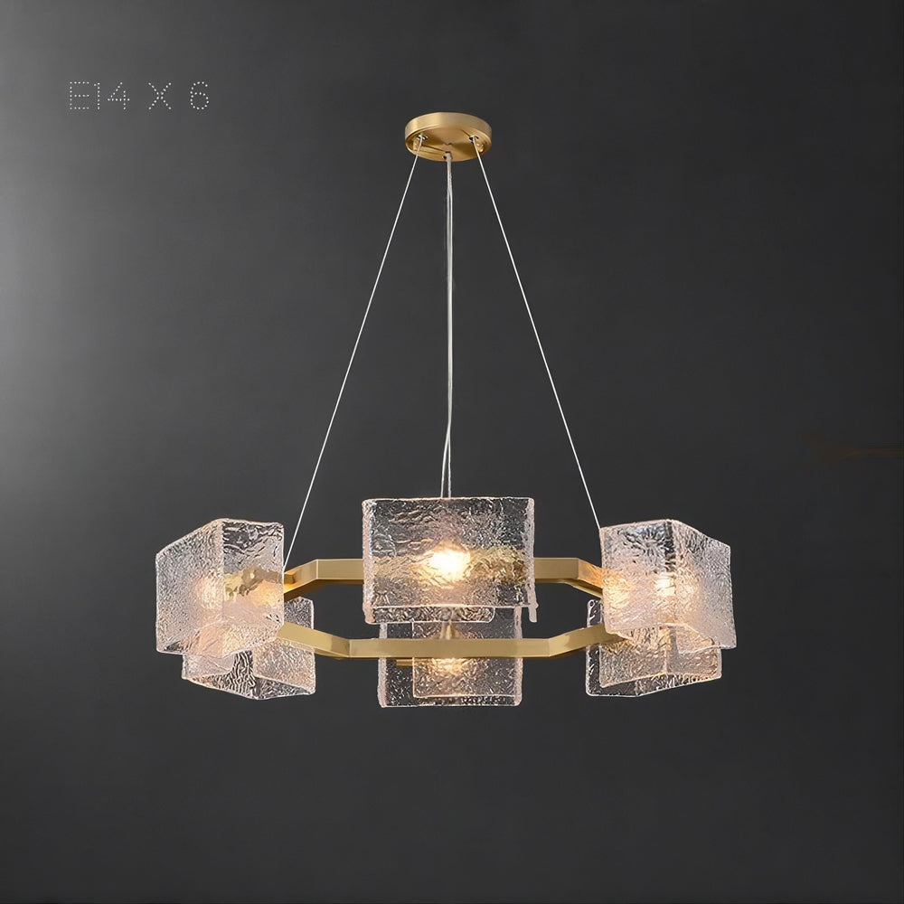 FABIOLA Ring Chandelier by Lampadom - angle view