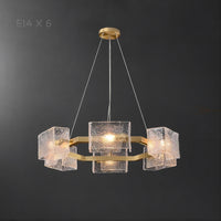 FABIOLA Ring Chandelier by Lampadom - angle view