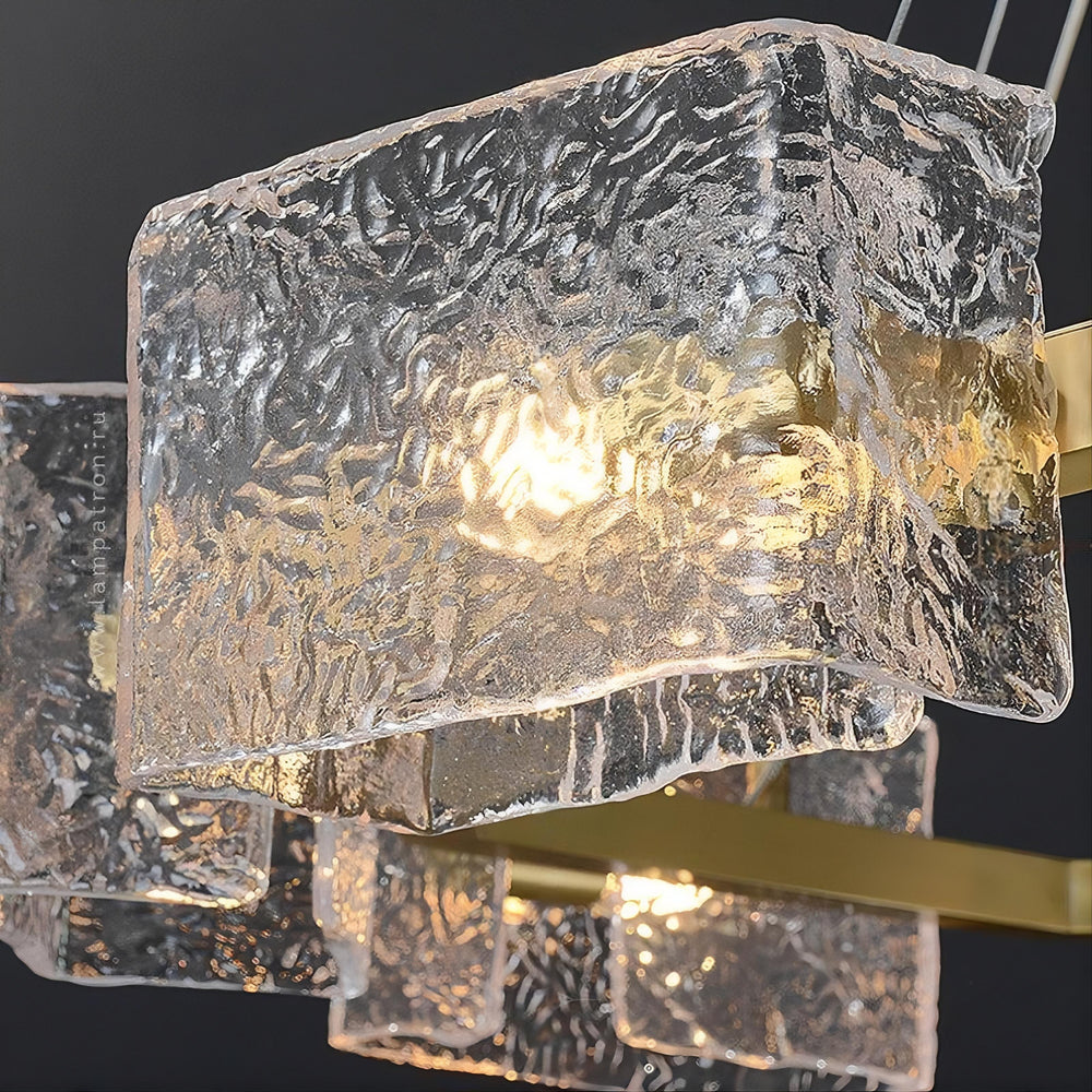FABIOLA Ring Chandelier by Lampadom - side view
