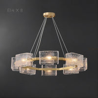 FABIOLA Ring Chandelier by Lampadom - side view