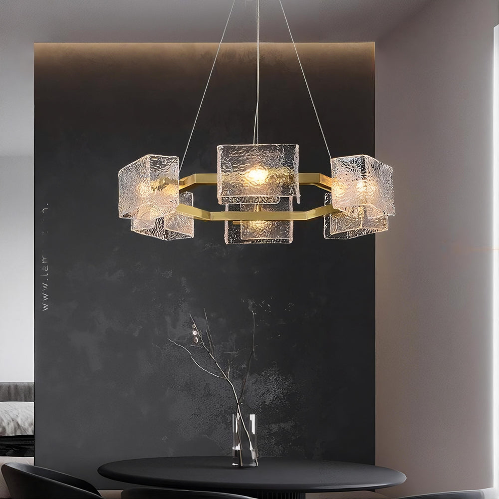 FABIOLA Ring Chandelier by Lampadom - scale reference
