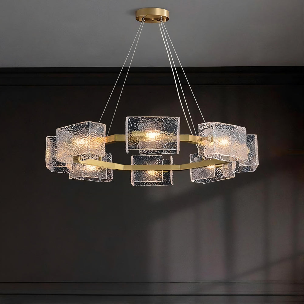FABIOLA Ring Chandelier by Lampadom - top view