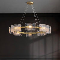 FABIOLA Ring Chandelier by Lampadom - top view
