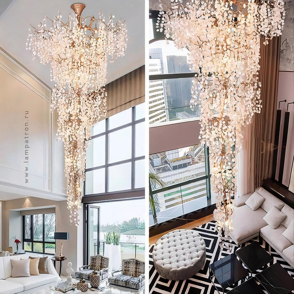 FAIRYTREE LUX Chandelier by Lampadom - side view