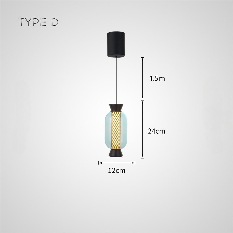 FASTING Pendant by Lampadom - side view