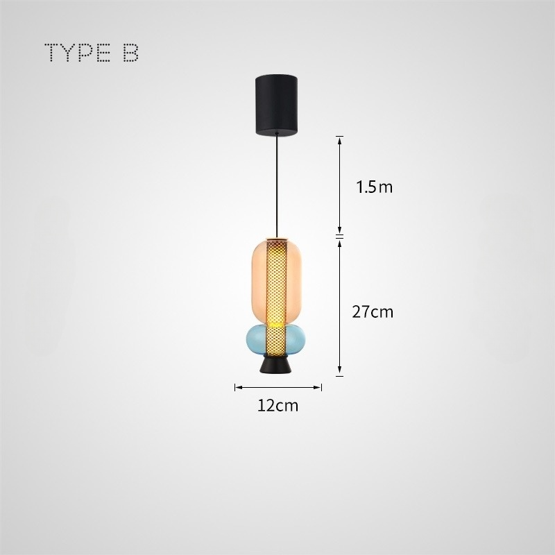 FASTING Pendant by Lampadom - scale reference