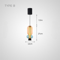 FASTING Pendant by Lampadom - scale reference
