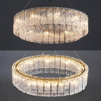 FAUSTINA Ring Chandelier by Lampadom - ambient shot