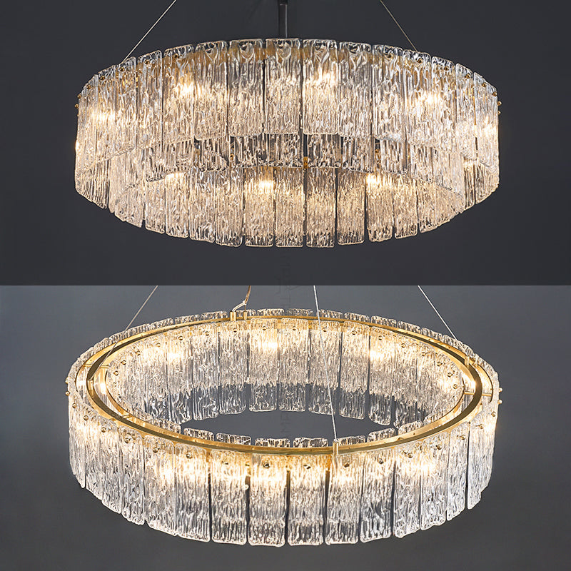 FAUSTINA Ring Chandelier by Lampadom - angle view