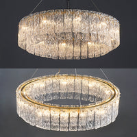 FAUSTINA Ring Chandelier by Lampadom - angle view