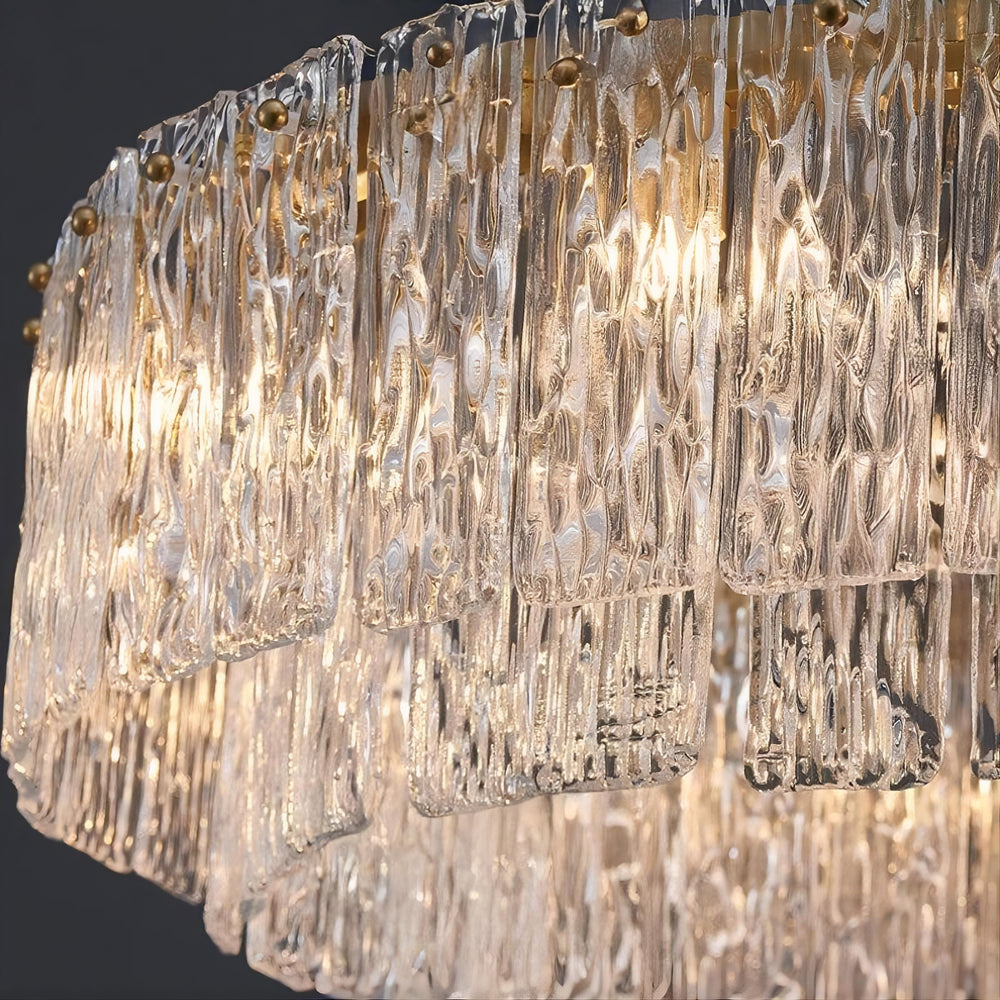FAUSTINA Ring Chandelier by Lampadom - side view