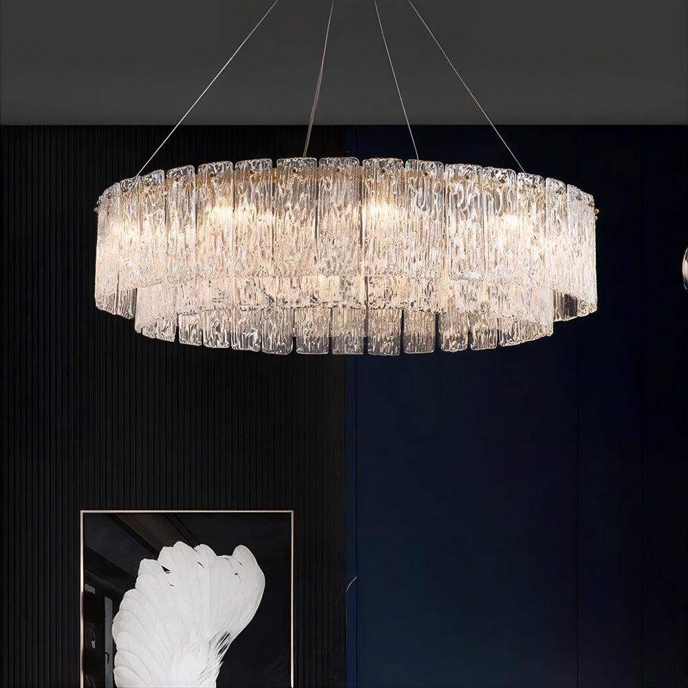 FAUSTINA Ring Chandelier by Lampadom - close-up