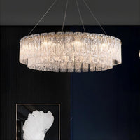 FAUSTINA Ring Chandelier by Lampadom - angle view