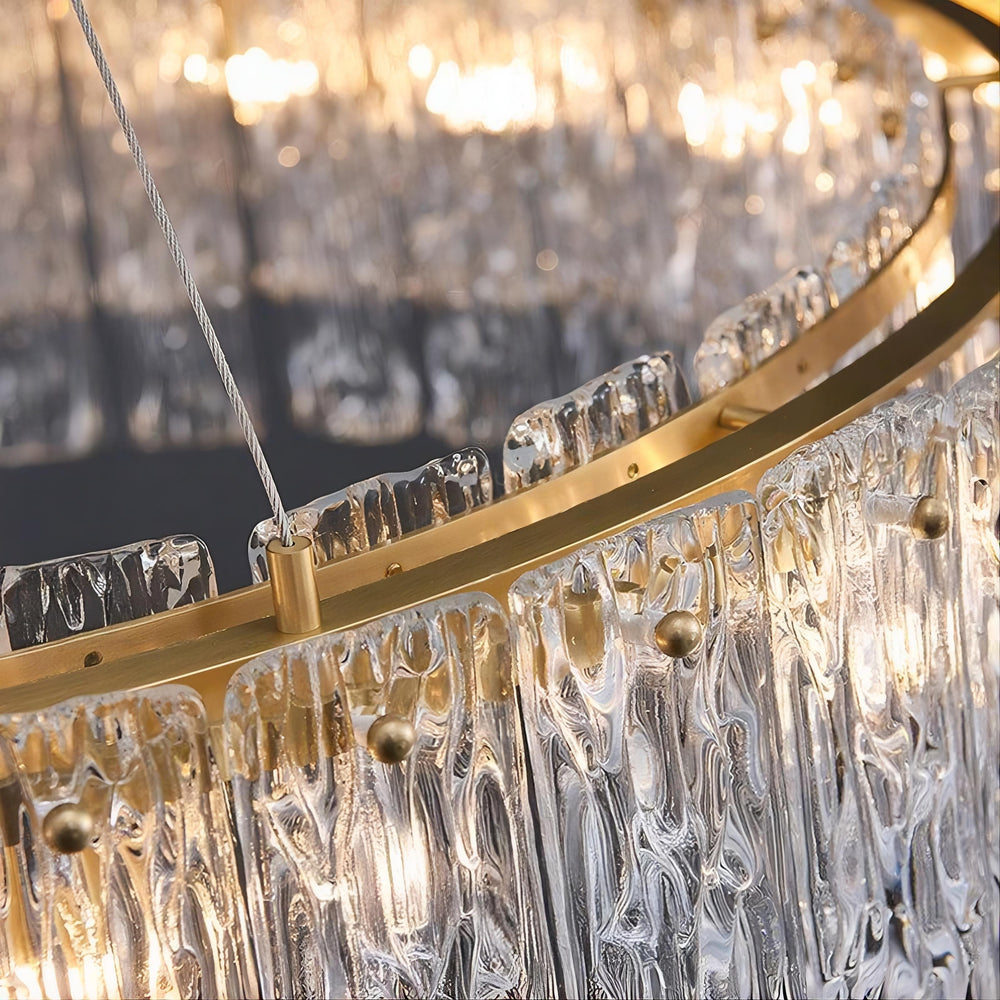 FAUSTINA Ring Chandelier by Lampadom - detail view