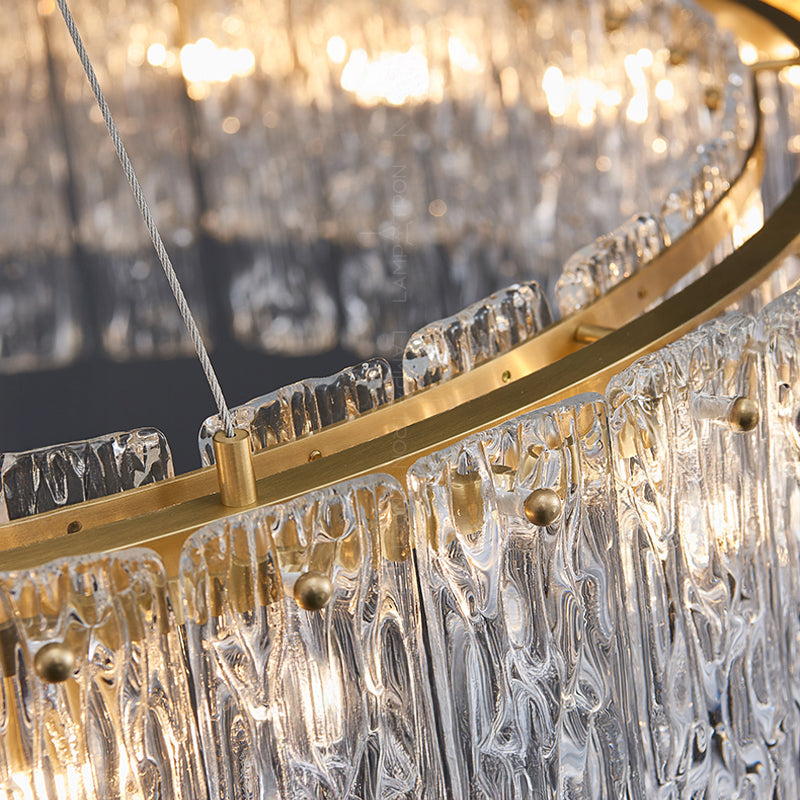 FAUSTINA Ring Chandelier by Lampadom - ambient shot