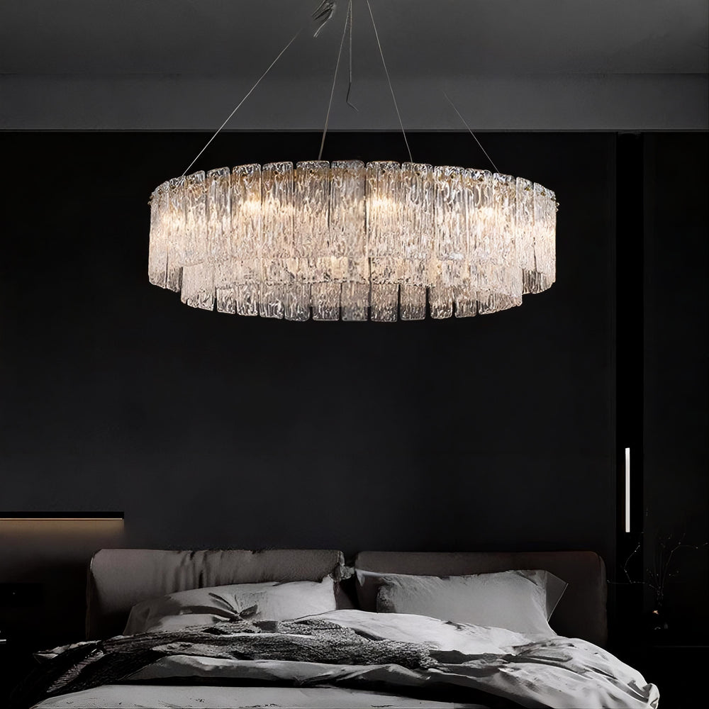 FAUSTINA Ring Chandelier by Lampadom - top view