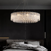 FAUSTINA Ring Chandelier by Lampadom - scale reference