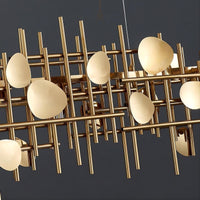 FERNANDA Linear Chandelier by Lampadom - scale reference