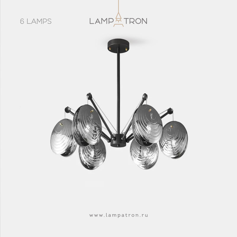 FILIBERT Chandelier by Lampadom - side view