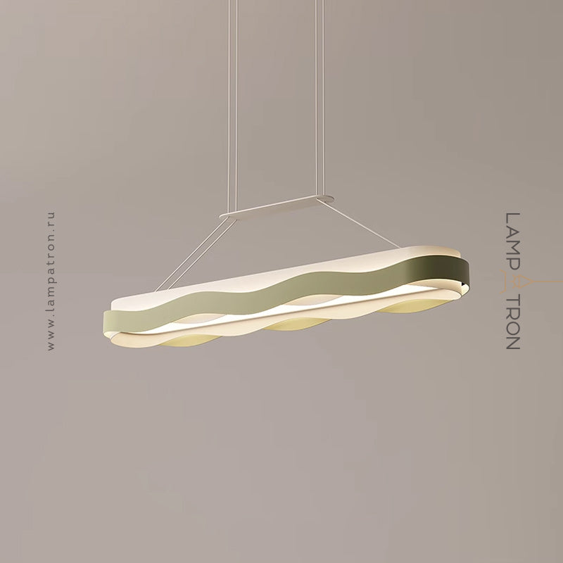 FINIAN Linear Chandelier by Lampadom - detail view