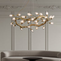 FLORENCE Ring Chandelier by Lampadom - close-up