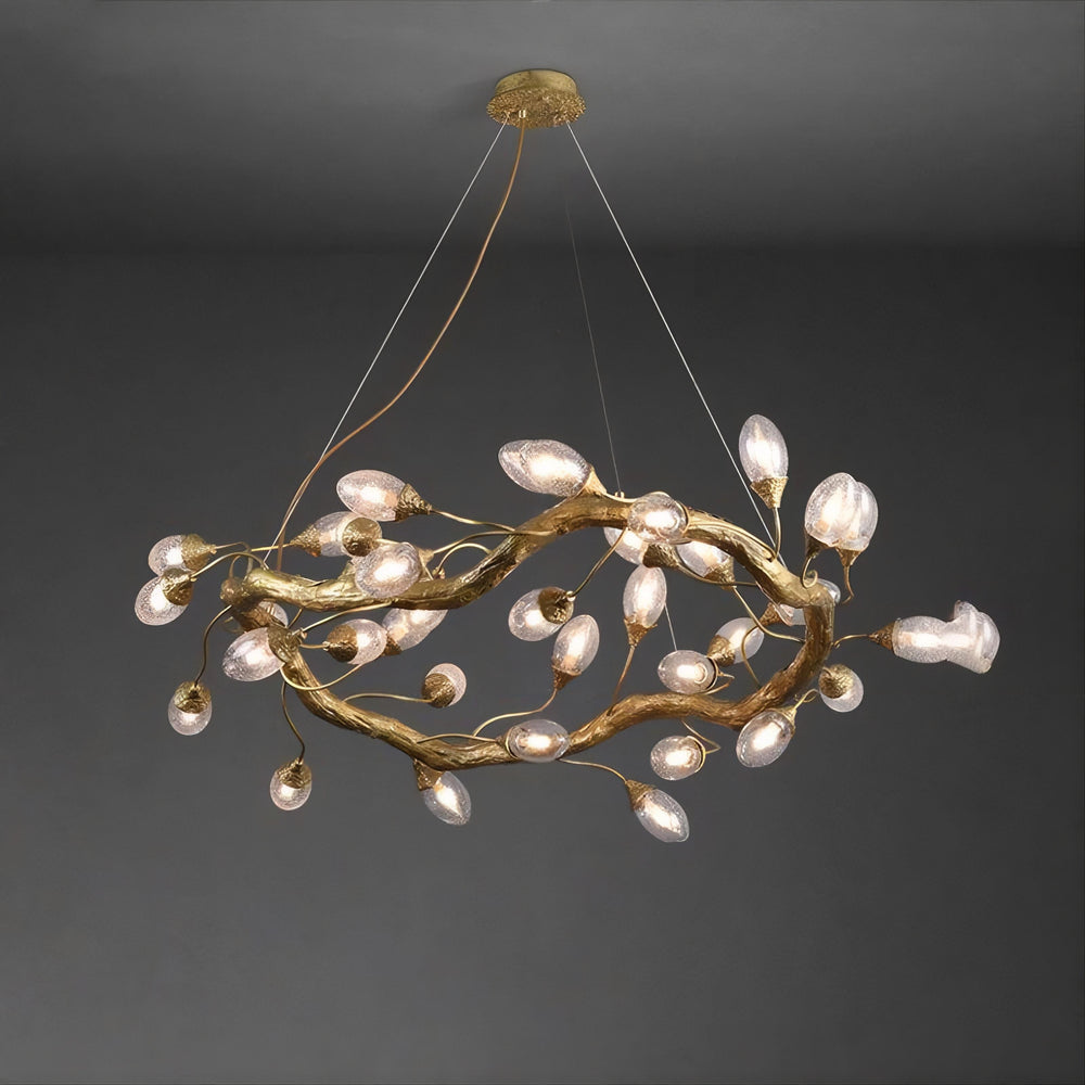 FLORENCE Ring Chandelier by Lampadom - side view