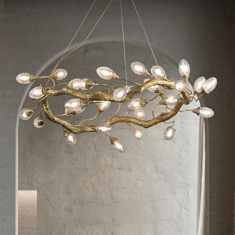 FLORENCE Ring Chandelier by Lampadom - top view
