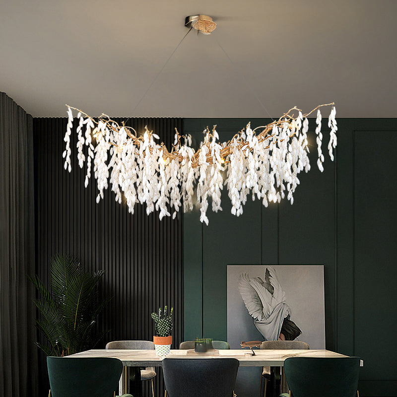 FLORIAN L Chandelier by Lampadom - scale reference