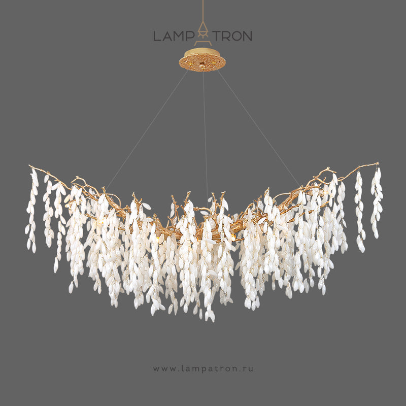 FLORIAN L Chandelier by Lampadom - ambient shot